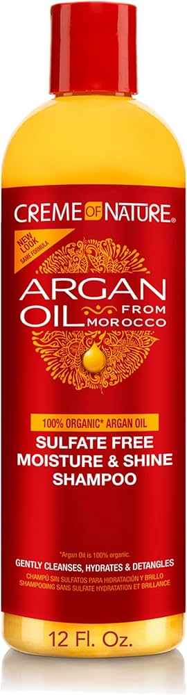 Creme of Nature Argan Oil From Morocco Moisture & Shine Sulfate-Free Shampoo, 354 ml
