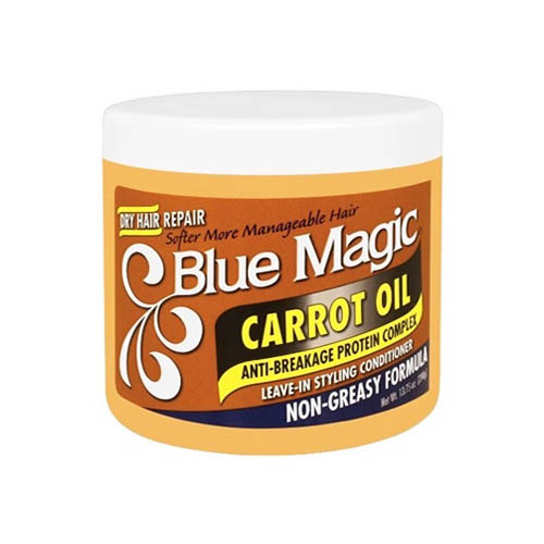 Blue Magic Carrot Oil, Anti-Breakage Protein Complex Leave In Styling Conditioner 13.75 oz
