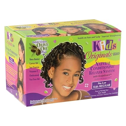 Originals by Africa's Best Kids Natural Conditioning Relaxer System With Scalpguard (Regular Kit)