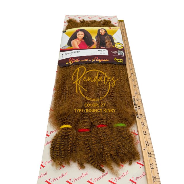 X-Pression Bouncy Kinky, Crochet Braiding Hair Extensions African Kinky 60