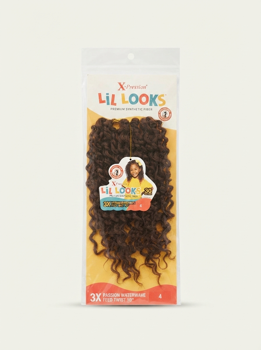 Outre Lil Looks Crochet Hair - 3x Passion Bohemian Feed Twist 10